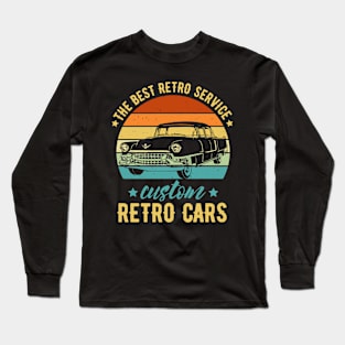 custom retro cars Long Sleeve T-Shirt